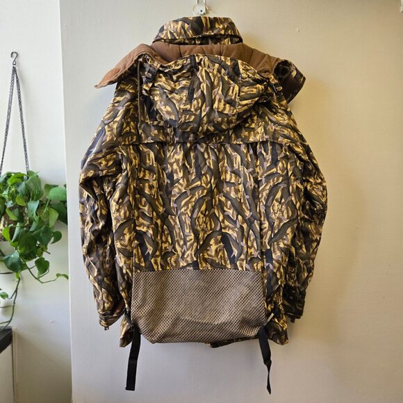 Vintage 90s Columbia Delta Marsh Camouflage Patterned Jacket Coat Canvas Waterpr - Picture 2 of 16